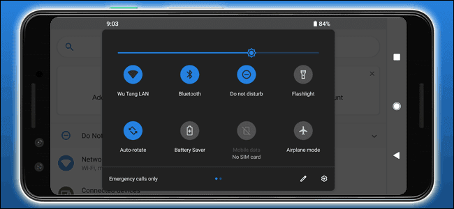 Layar OLED dalam Dark Mode
