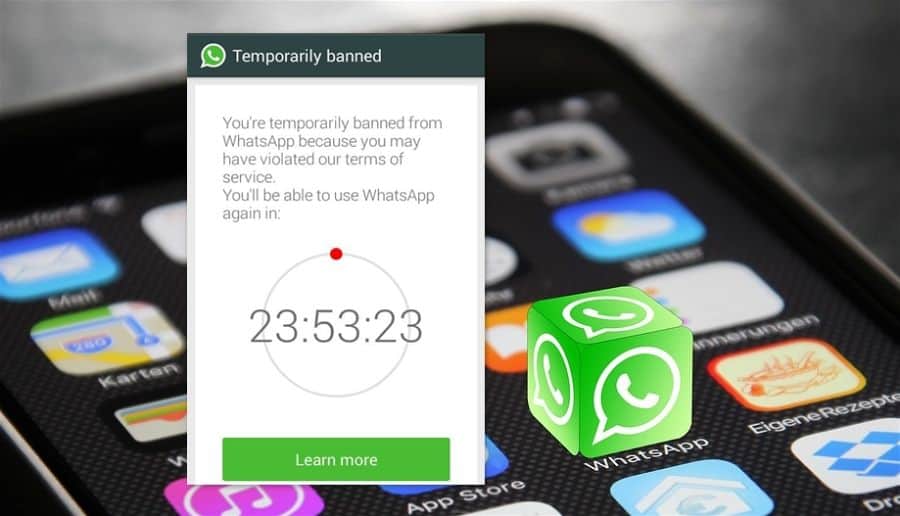 WhatsApp diblokir banned