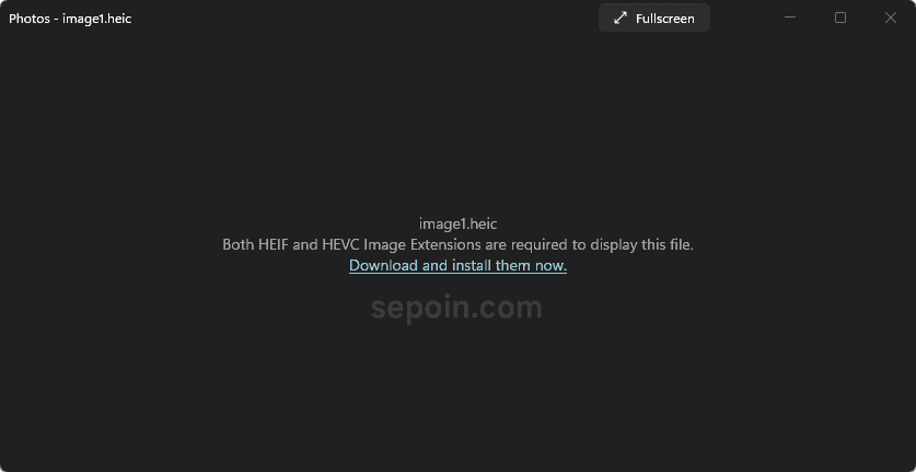 heif heic photos extensions windows