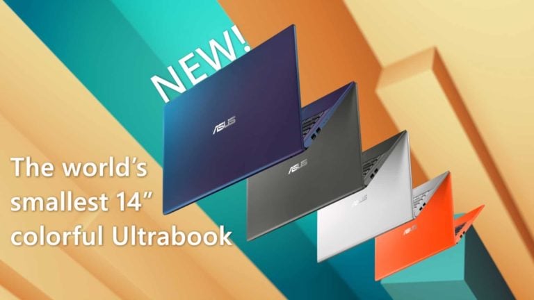 Si kecil ASUS VivoBook Ultra A412A yang penuh Warna dan Nyaman