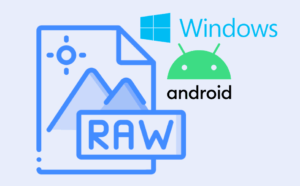 membuka RAW di windows dan android