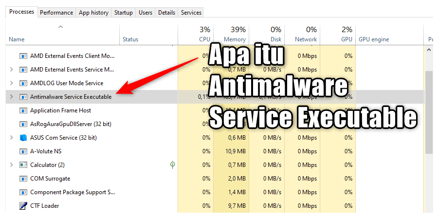 Antimalware service