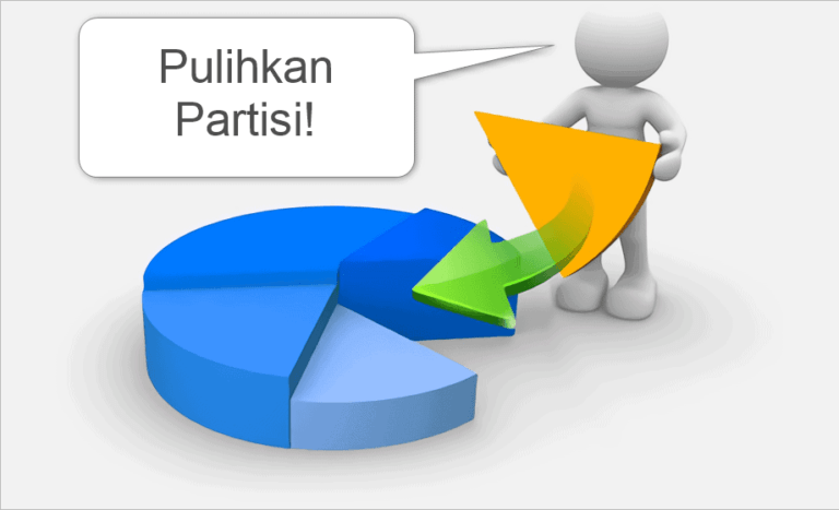 Memulihkan Partisi yang hilang