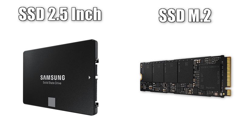 bentuk ssd 2.5 inch dan ssd m.2