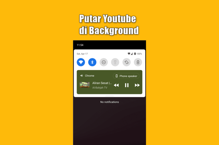 putar youtube di background