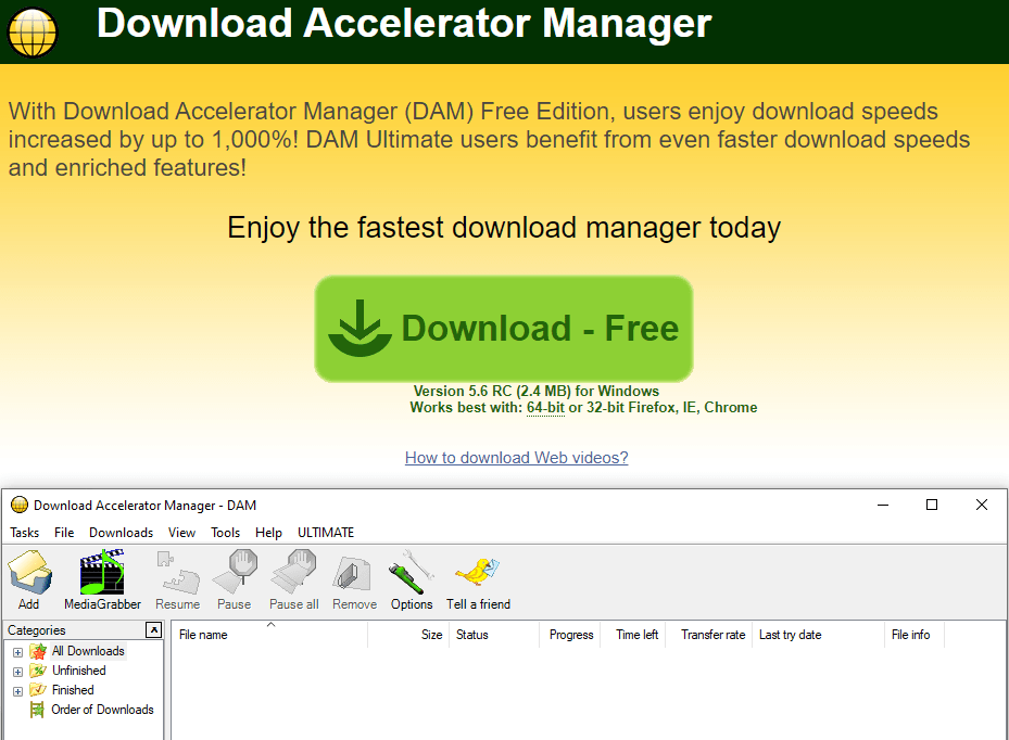 Download Accelerator Manager