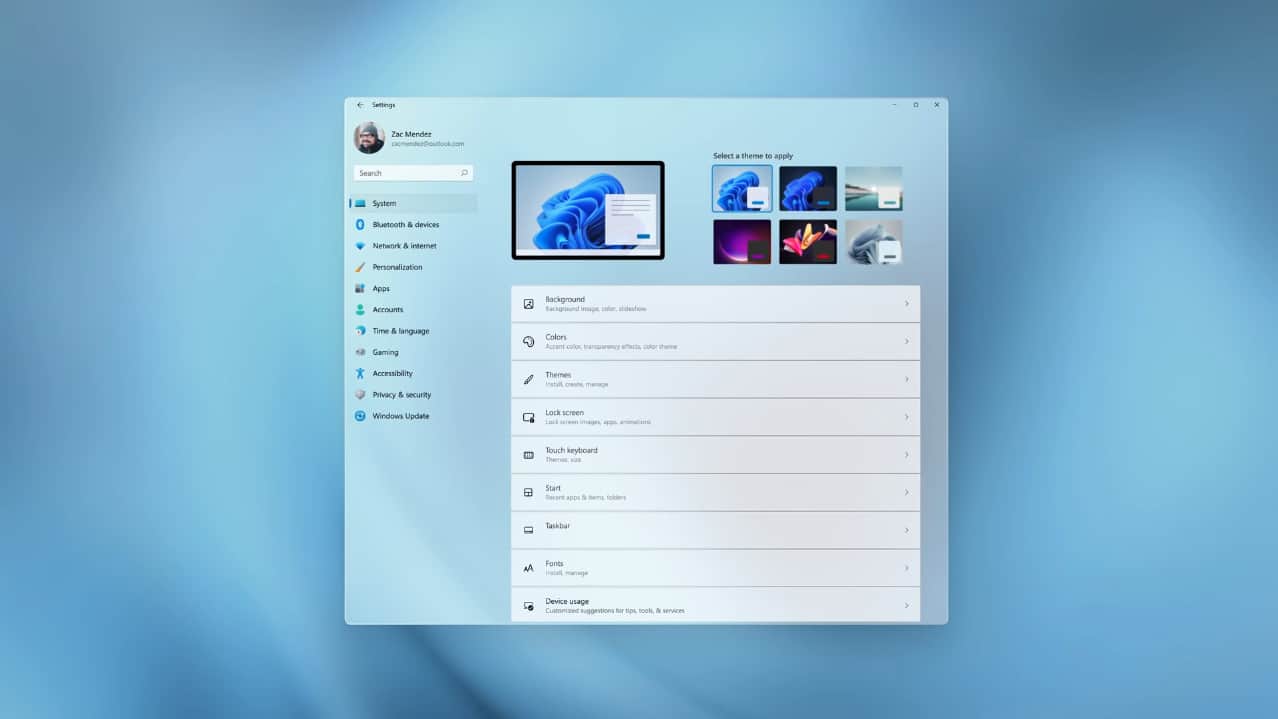 Windows 11 Appearance Windows 11 Appearance