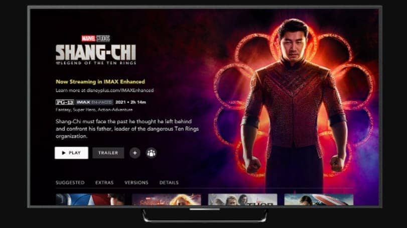 IMAX ShangChi streaming