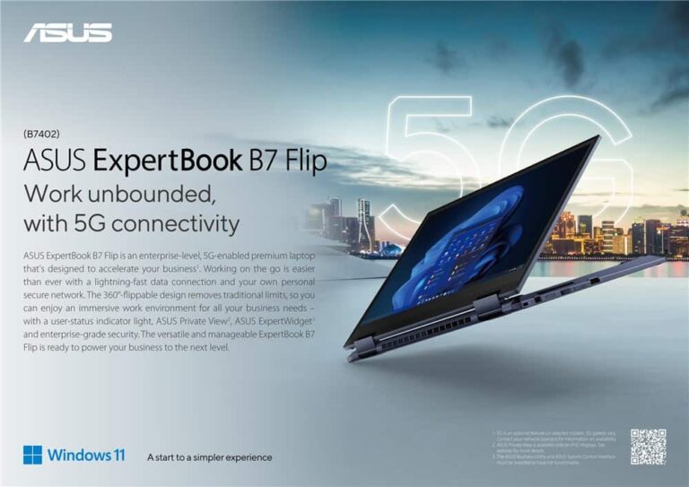 Revolusikan bisnismu dengan ASUS ExpertBook B7 Flip (B7402)