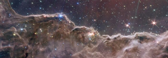 Carina Nebula NIRCam and MIRI Composite Image Carina Nebula NIRCam and MIRI Composite Image