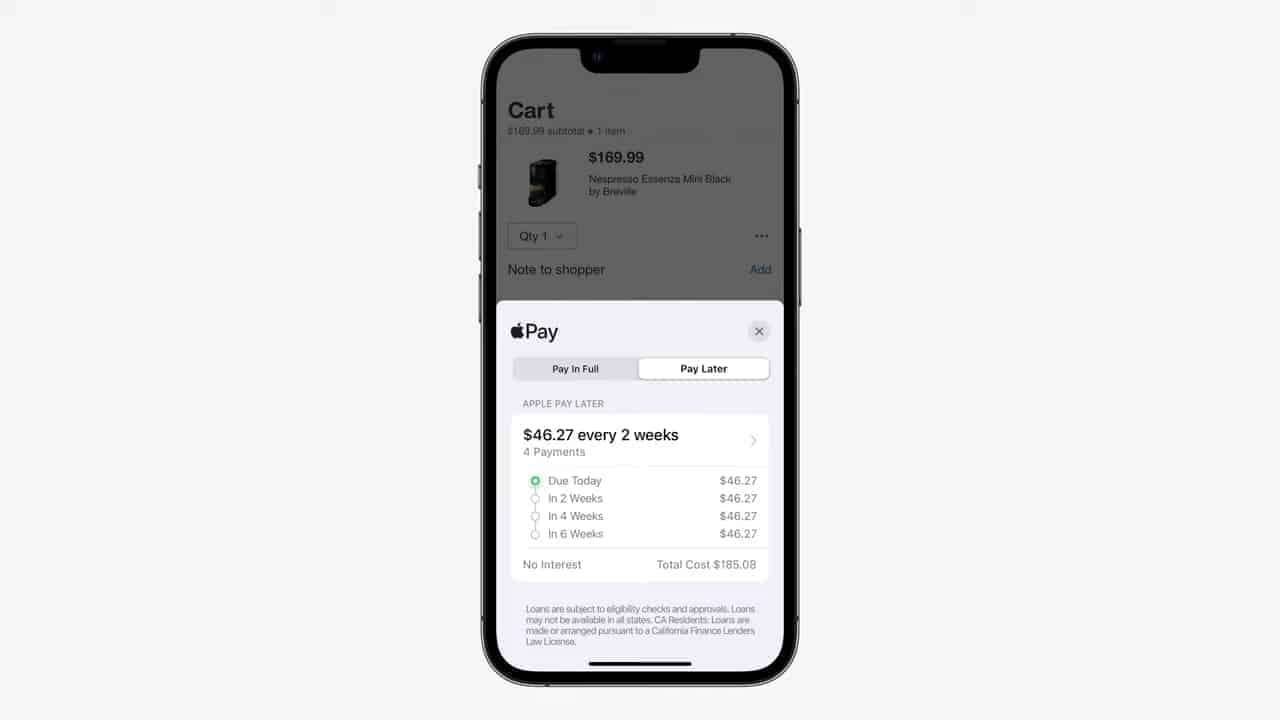 apple pay later dan dompet