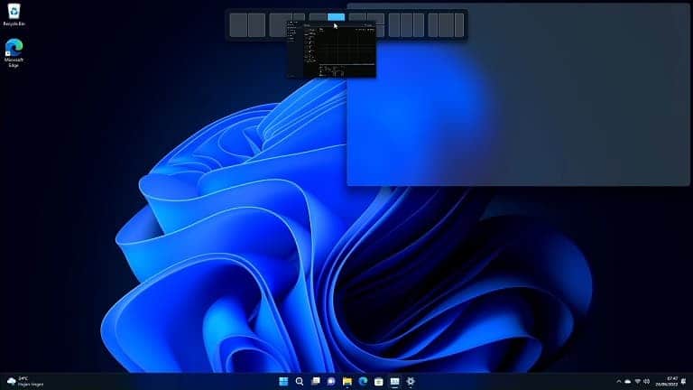 Snap layout Snap layout