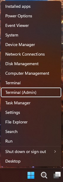 membuka terminal di windows