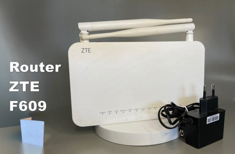 Router ZTE F609