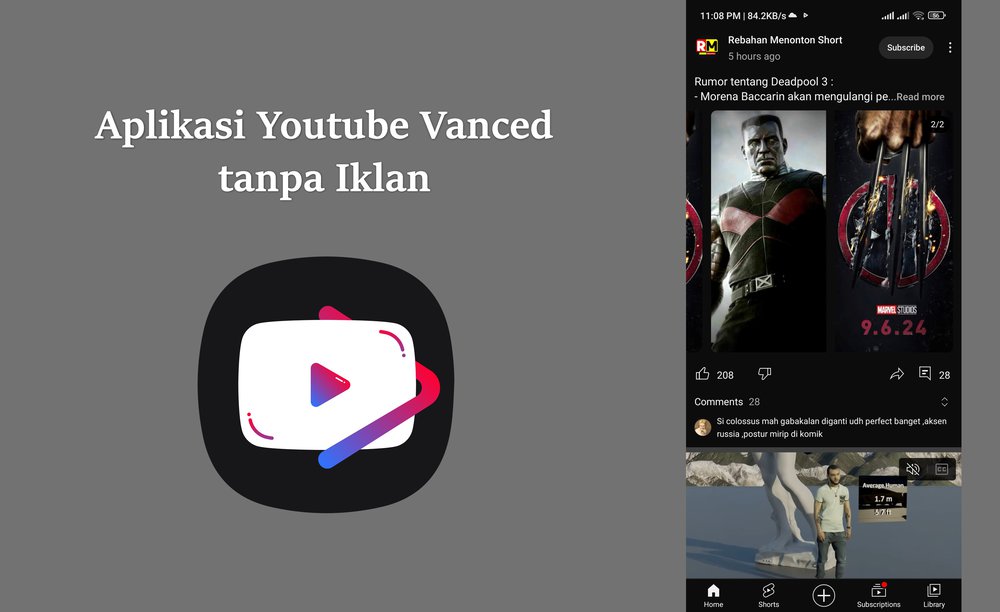 Aplikasi Youtube Vanced tanpa Iklan