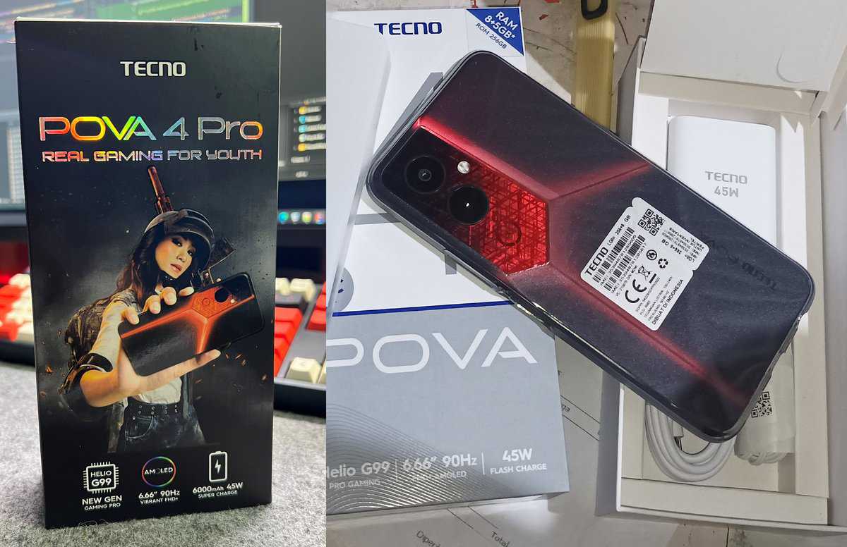 foto ponsel gaming tecno pova 4 pro