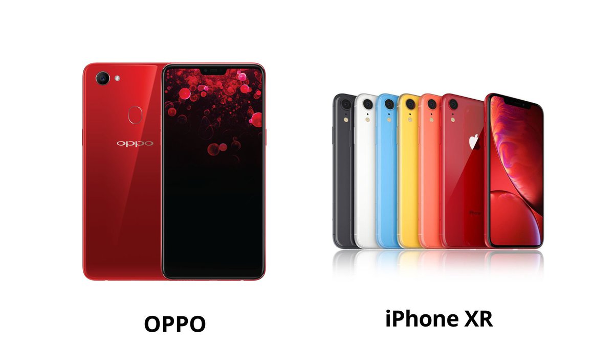 oppo sama iphone