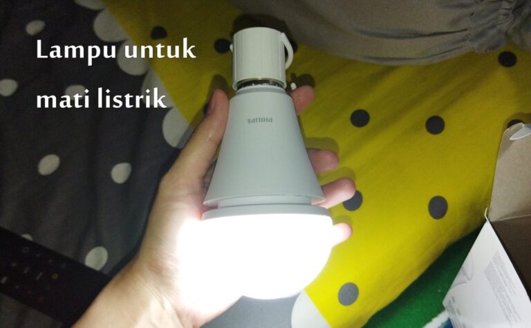 Lampu Philips yang bisa nyala saat mati lampu (listrik padam)