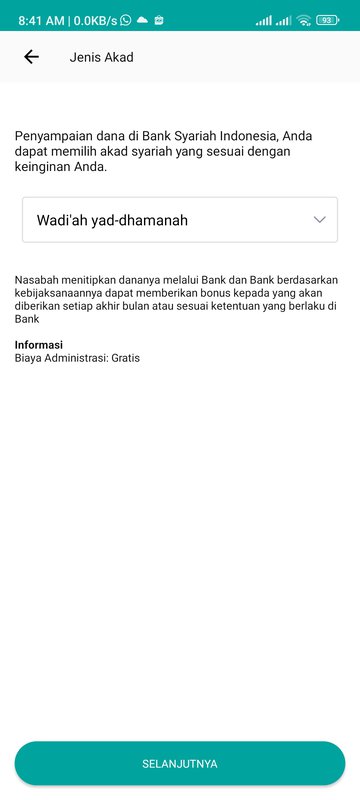 menentukan jenis akad