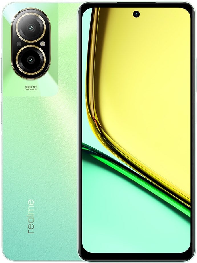 Realme C67 NFC realme c67 warna hijau Sunny Oasis