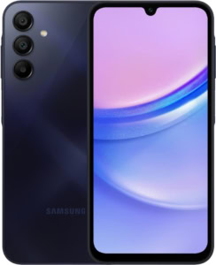 samsung galaxy a15 sm a155 biru hitam